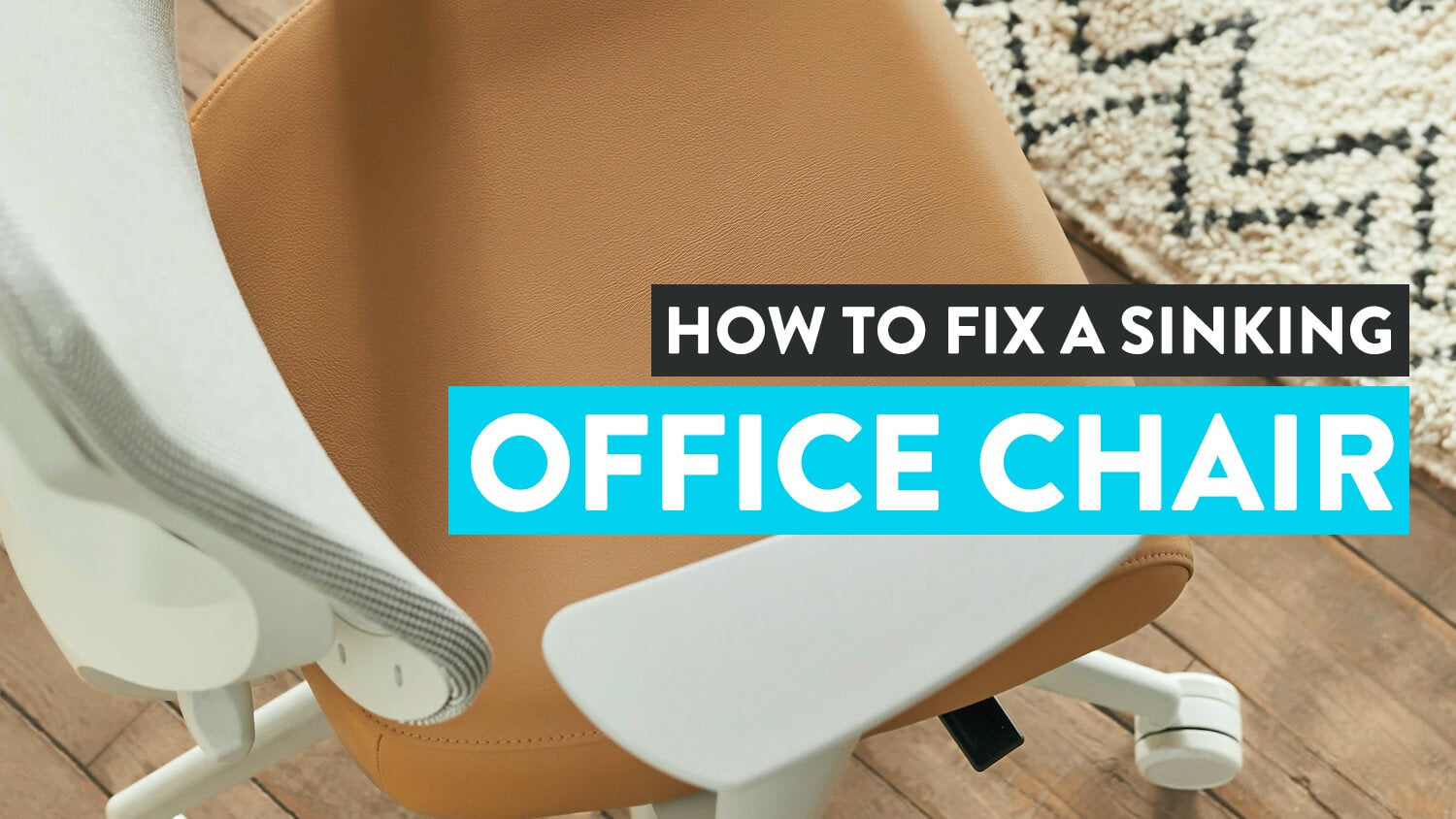 Office Chair Buddy - Fix Your Sinking Office Chair in Minutes - No Tools Needed - Supports Up to 300 Pounds
