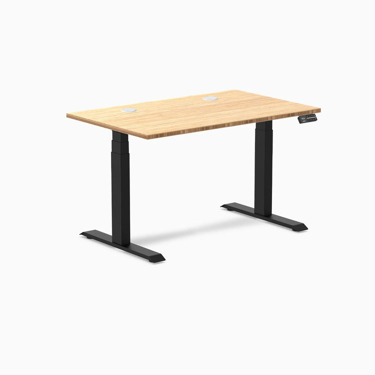 Desky Dual Bamboo Sit Stand Desk