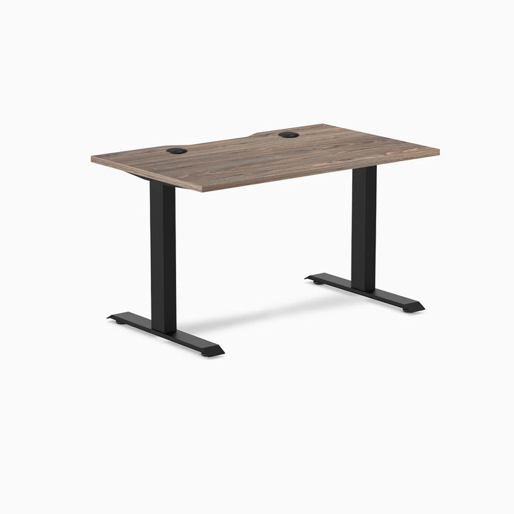 Desky Zero Scalloped Laminate Office Desk