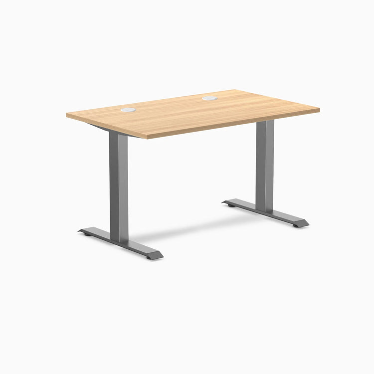 Desky Zero Scalloped Laminate Office Desk
