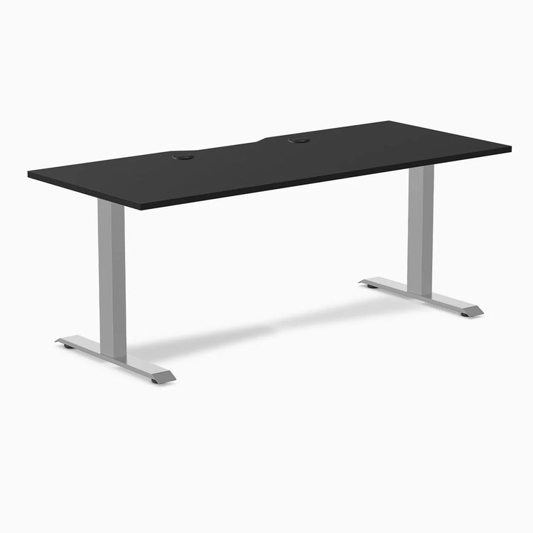 Desky Zero Scalloped Laminate Office Desk