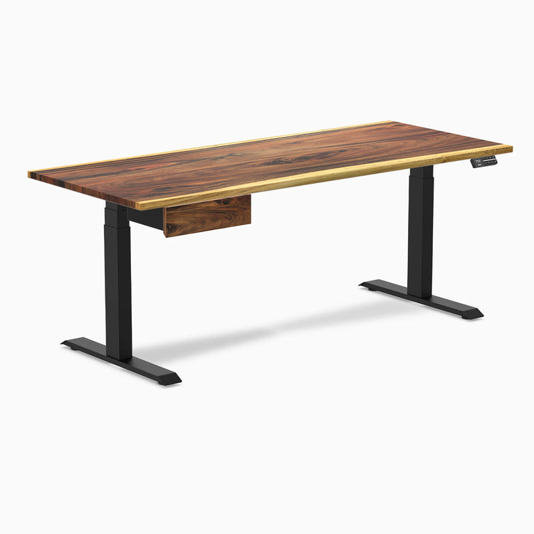 Desky Dual Hardwood Standing Desk With Drawer-Desky®