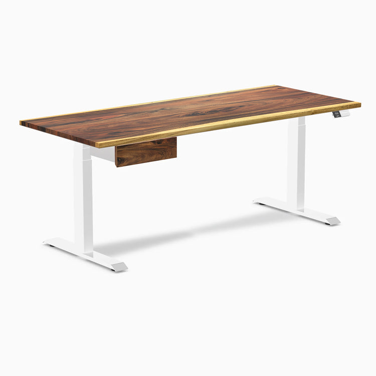 Desky Dual Hardwood Standing Desk With Drawer-Desky®