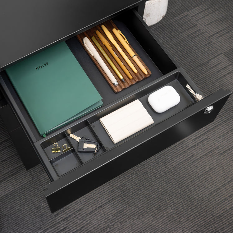 Desky GO Slimline Steel Mobile Pedestal