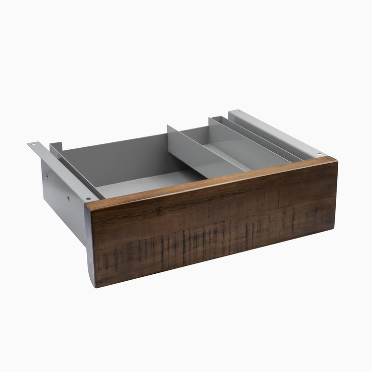 american rustic pine minimal drawer in grey frame