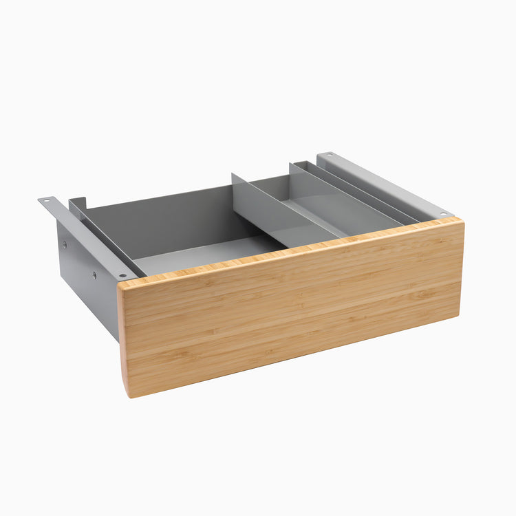 bamboo drawer in grey frame