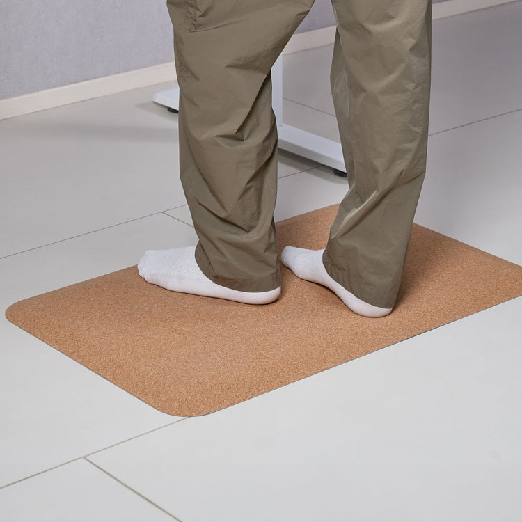 Cork mat antibacterial mat