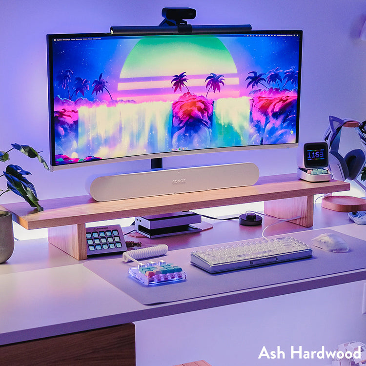 Desky Monitor Stand-White- - Desky Canada