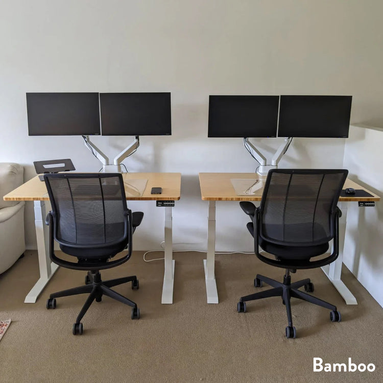 Desky Dual Bamboo Sit Stand Desk-Desky®