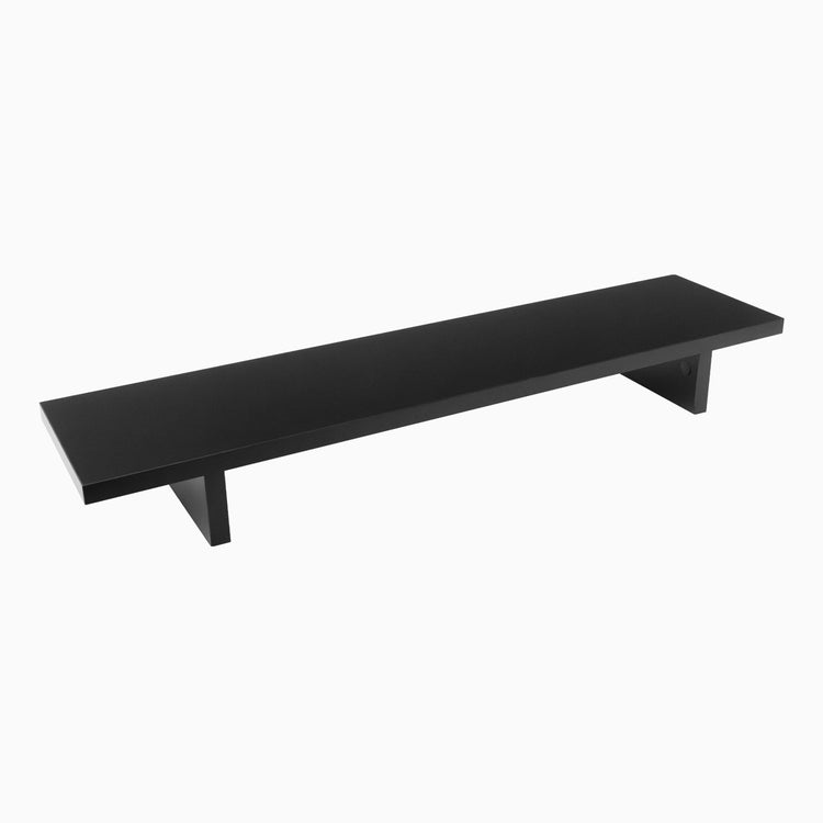 desky black monitor stand