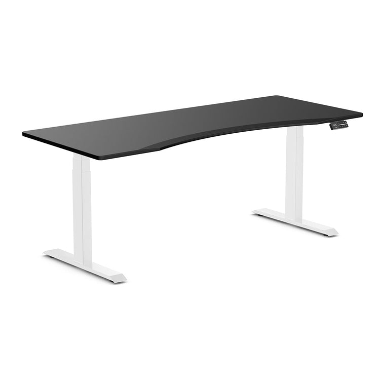 Desky Alpha Dual Sit Stand Gaming Desk Ergo Edge-Desky®