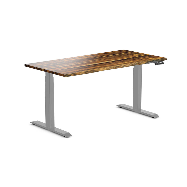 Desky Dual Hardwood Sit Stand Desk Pheasantwood-Desky®