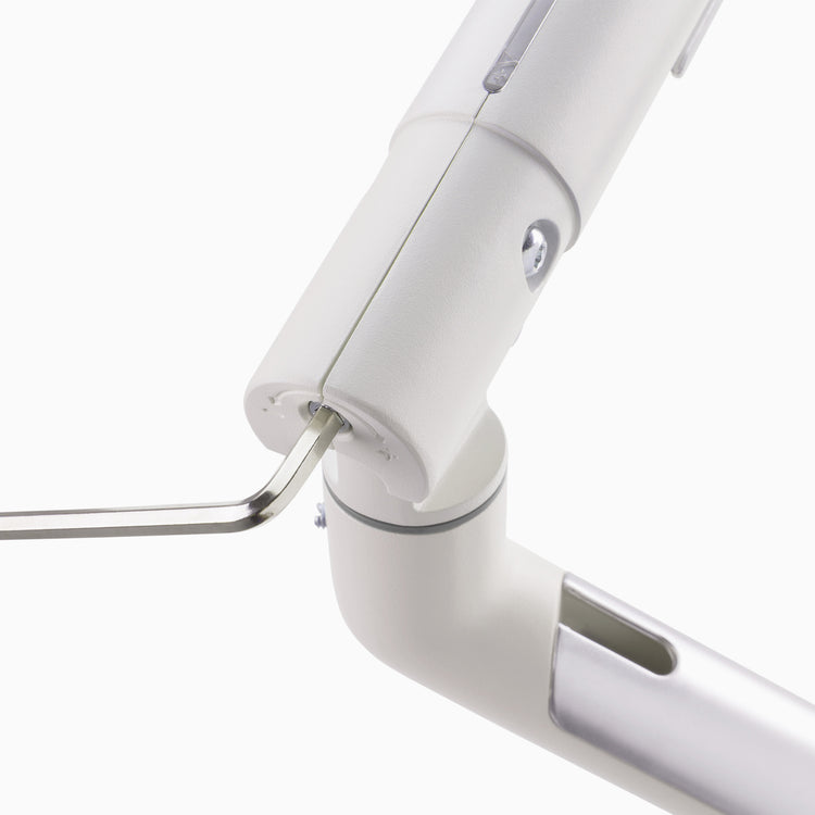 Desky dual slim aluminum arm with hex key