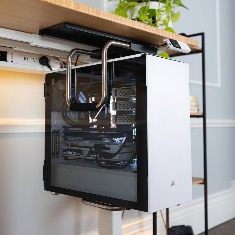 heavy duty PC mount in use