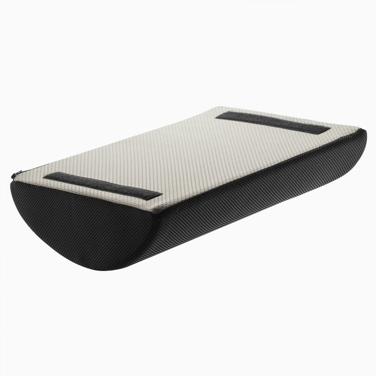 Desky memory foam foot rest attachment