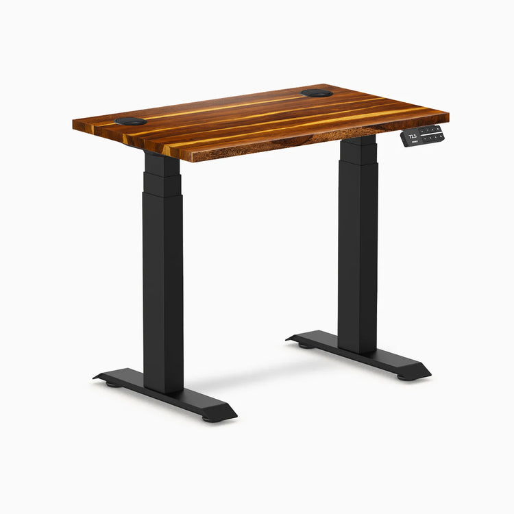 Desky Dual Mini Hardwood Sit Stand Desk