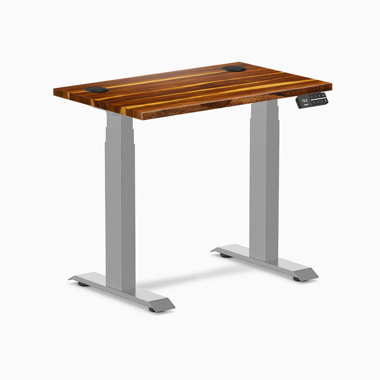 Desky Dual Mini Hardwood Sit Stand Desk