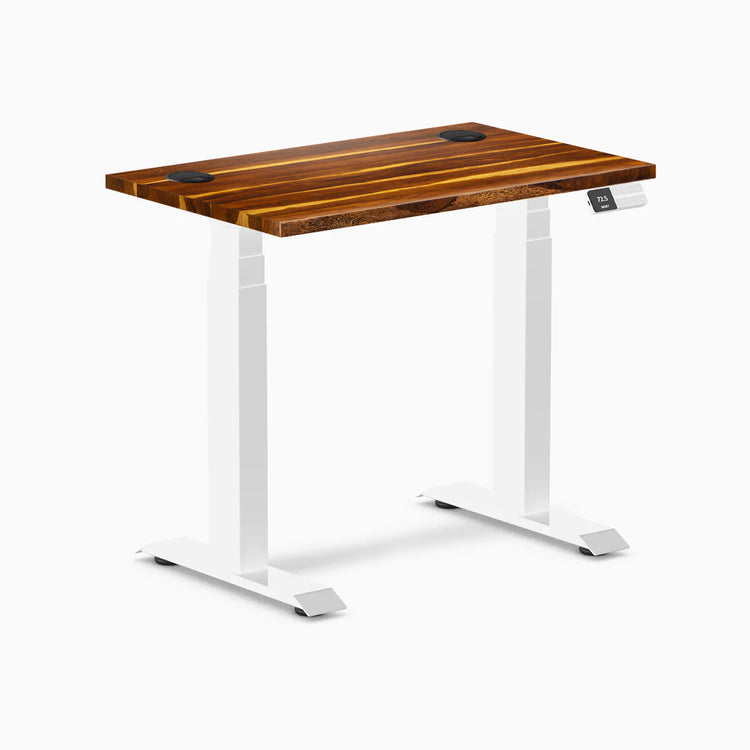 Desky Dual Mini Hardwood Sit Stand Desk
