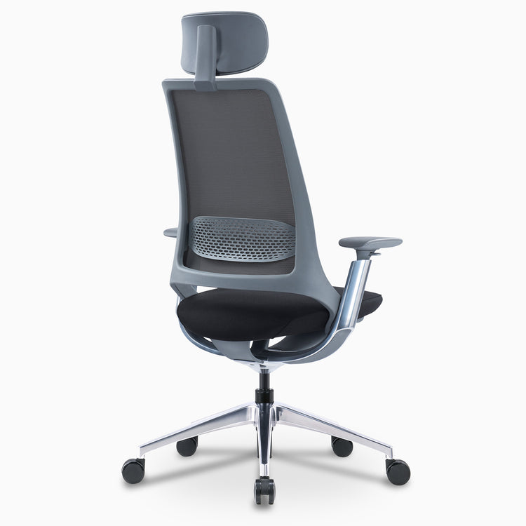 Desky Pulse Supportive Desk Chair with headrest