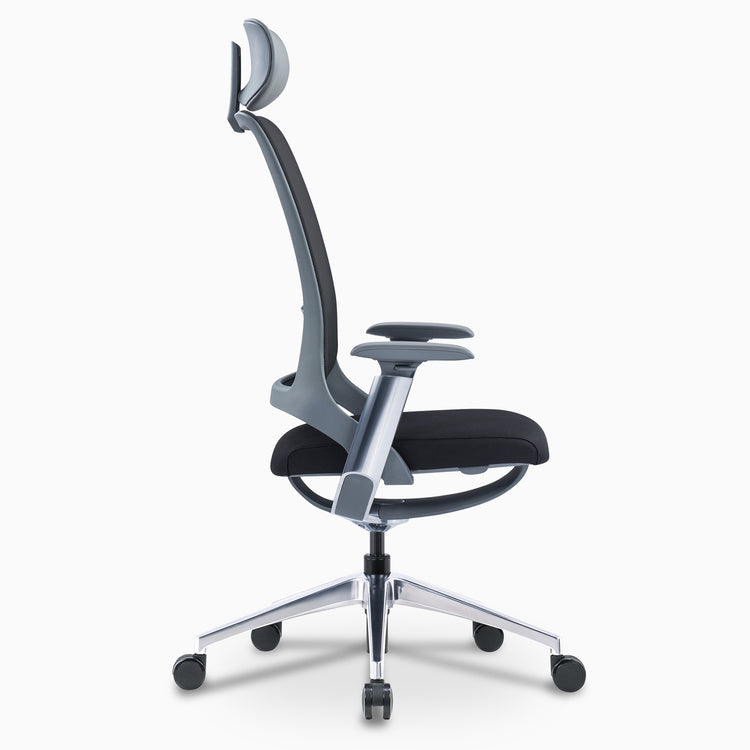 Desky Pulse Supportive Desk Chair with headrest