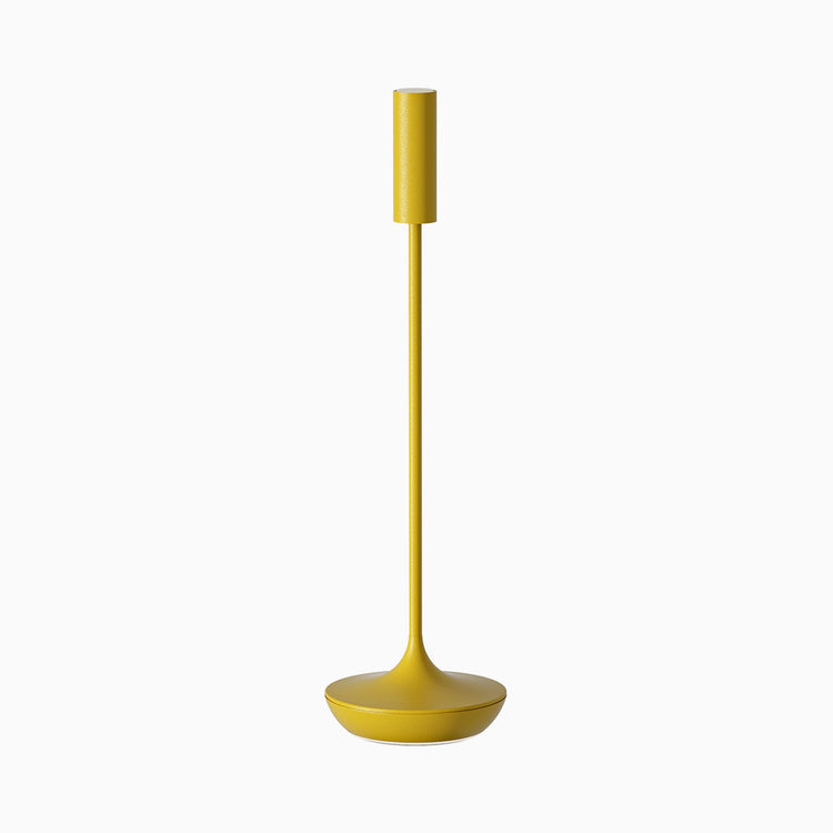 Desky slim wireless desk lamp in yellow