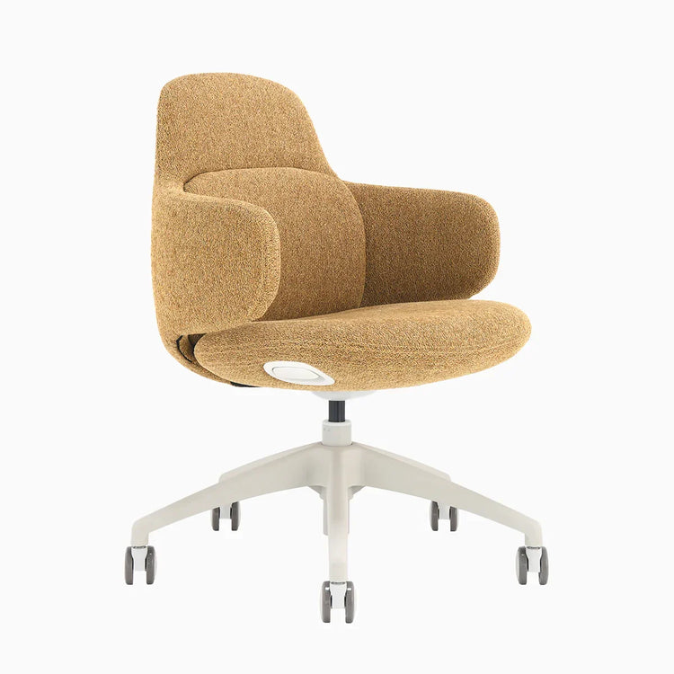 Arco office chair in golden yellow - Desky Australia