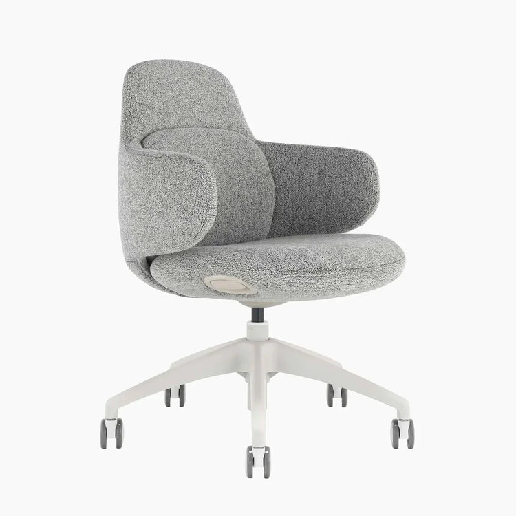 Arco office chair in pebble gray - Desky Australia