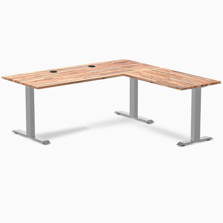 Desky Zero Softwood L-Shape Office Desk