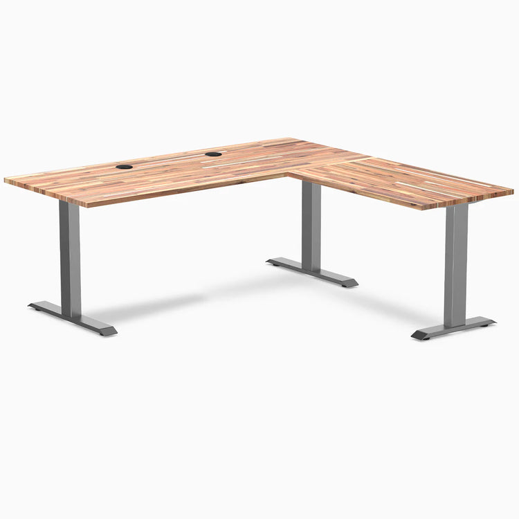Desky Zero Softwood L-Shape Office Desk