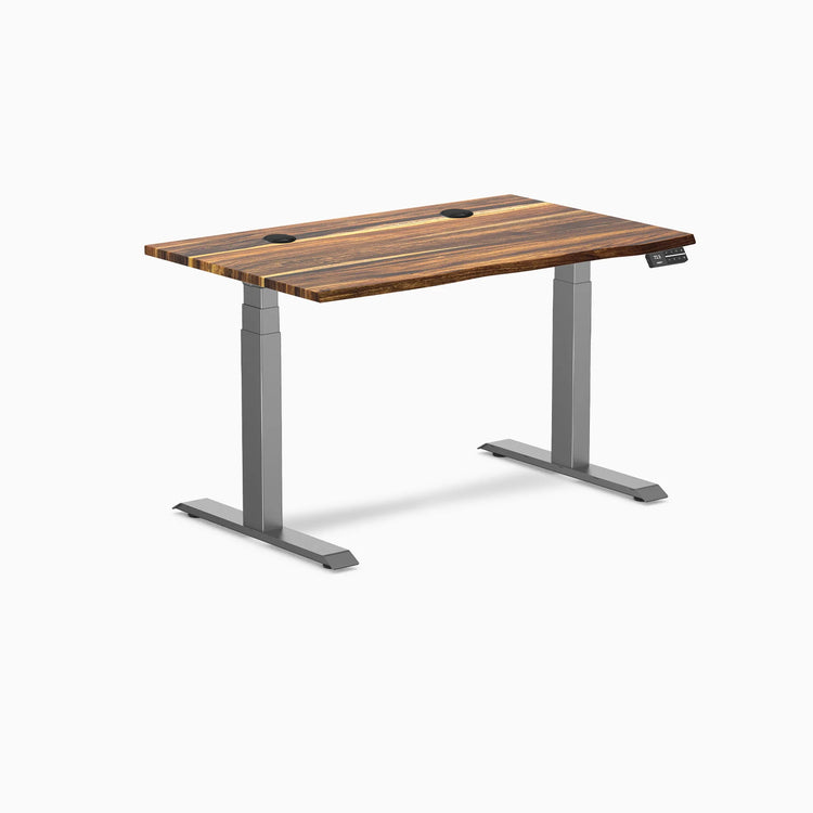 Desky Dual Hardwood Sit Stand Desk
