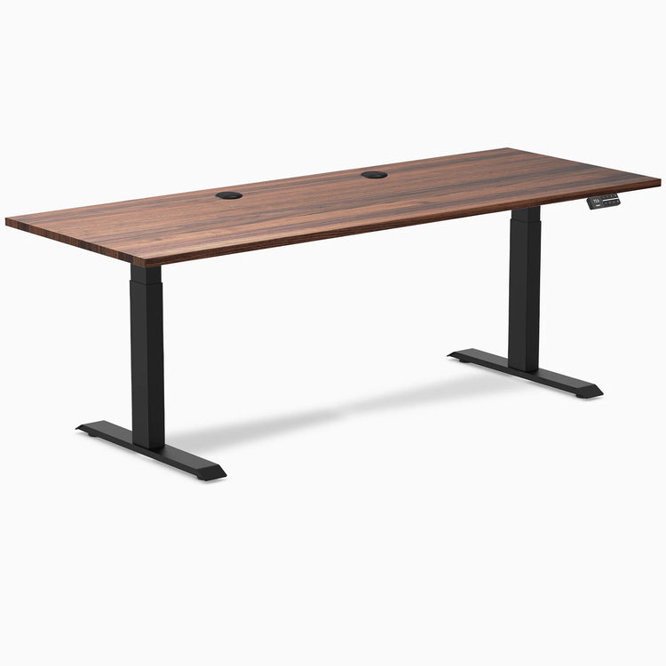Desky Dual Hardwood Sit Stand Desk