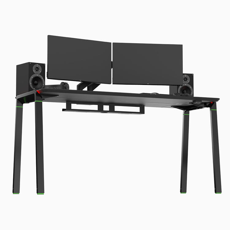 Desky RGB LED Gaming Desk with gaming tray