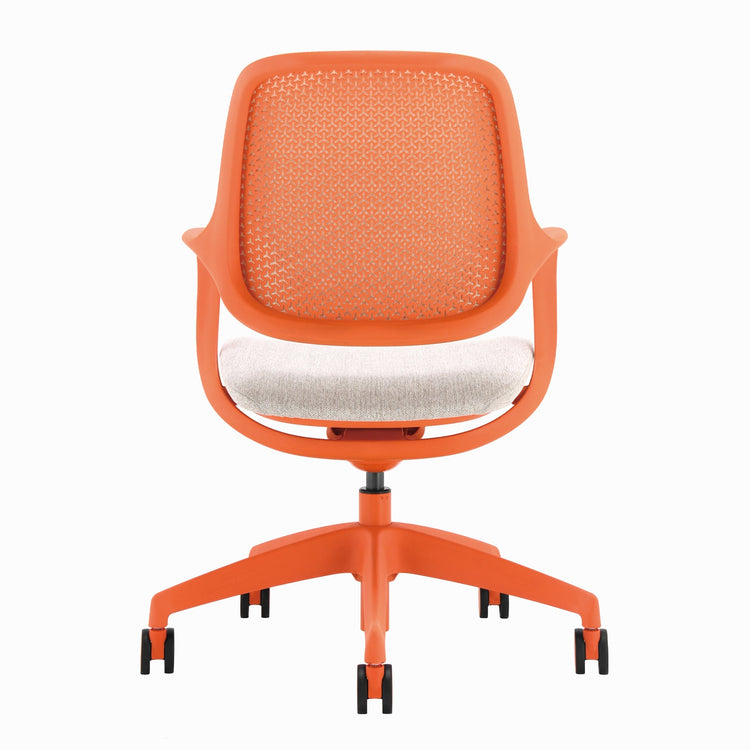 Desky low back evoque chair in orange