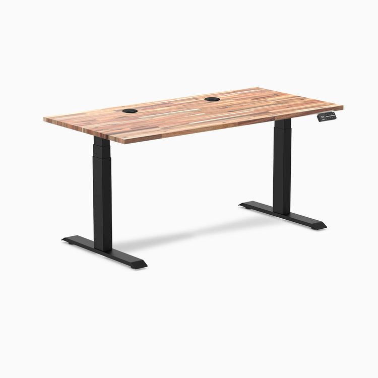 Desky Dual Softwood Sit Stand Desk
