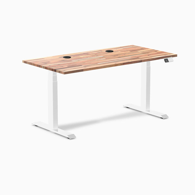 Desky Dual Softwood Sit Stand Desk
