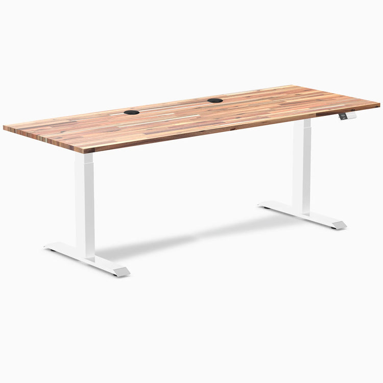 Desky Dual Softwood Sit Stand Desk