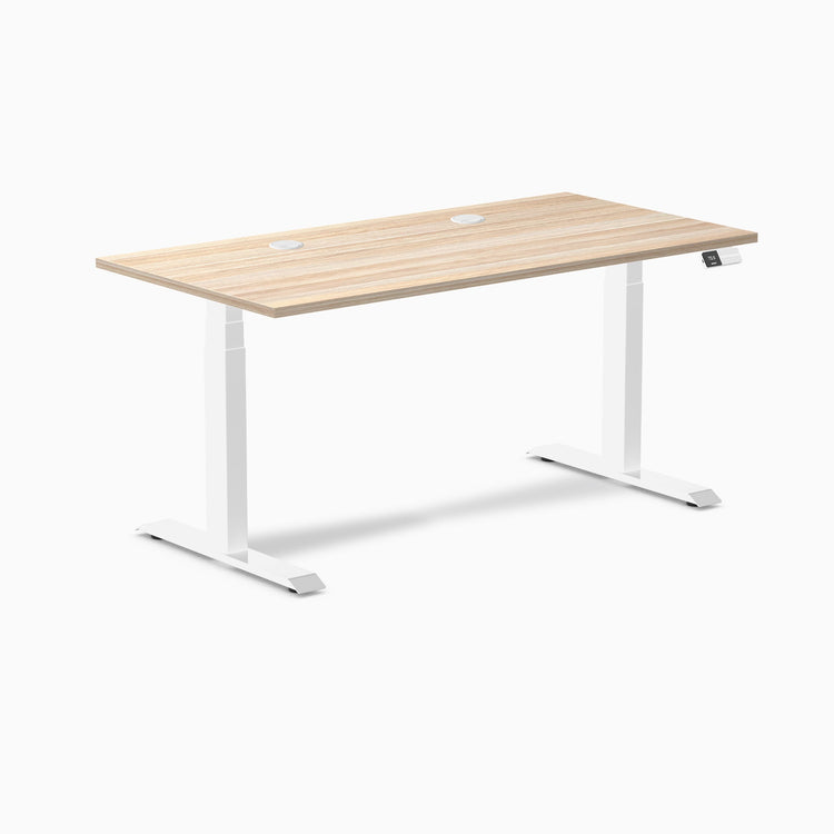 Desky Dual Laminate Sit Stand Desk