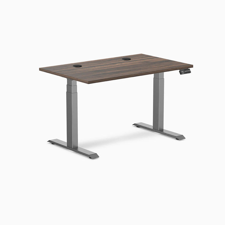 Desky Dual Laminate Sit Stand Desk
