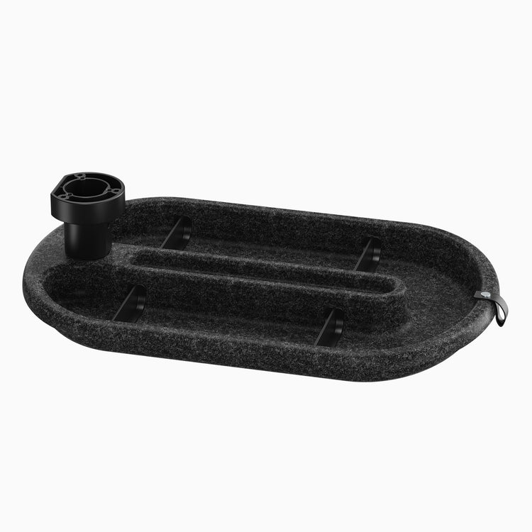 Under-Desk Felt Storage Tray with 360° Swivel-Desky® Australia