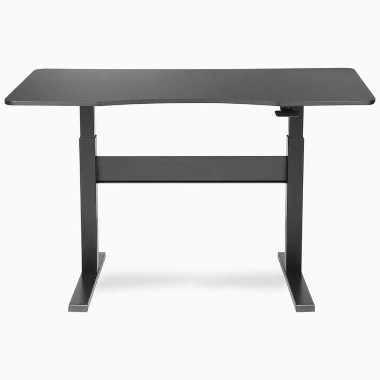 Desky air lift black front view