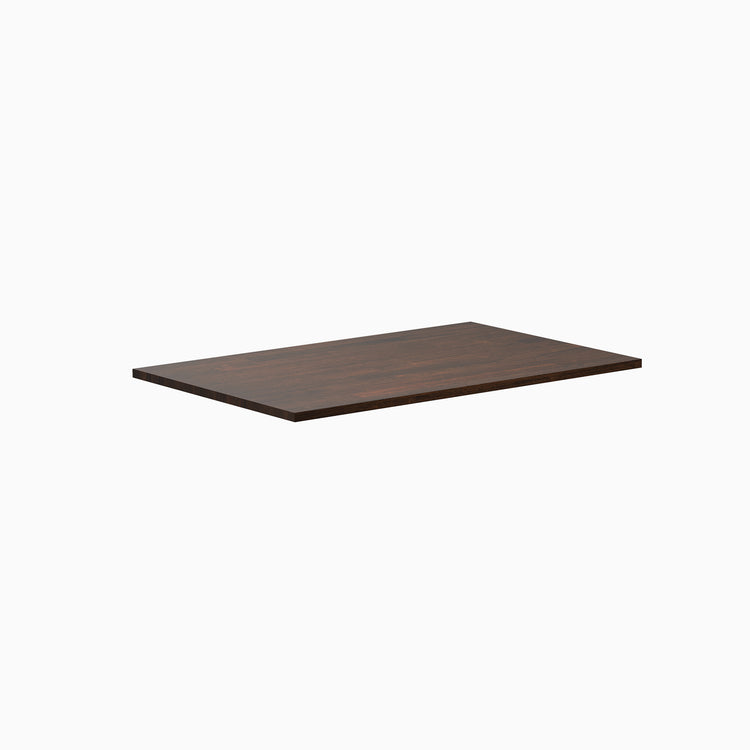 Rubberwood dark walnut desktop - Desky