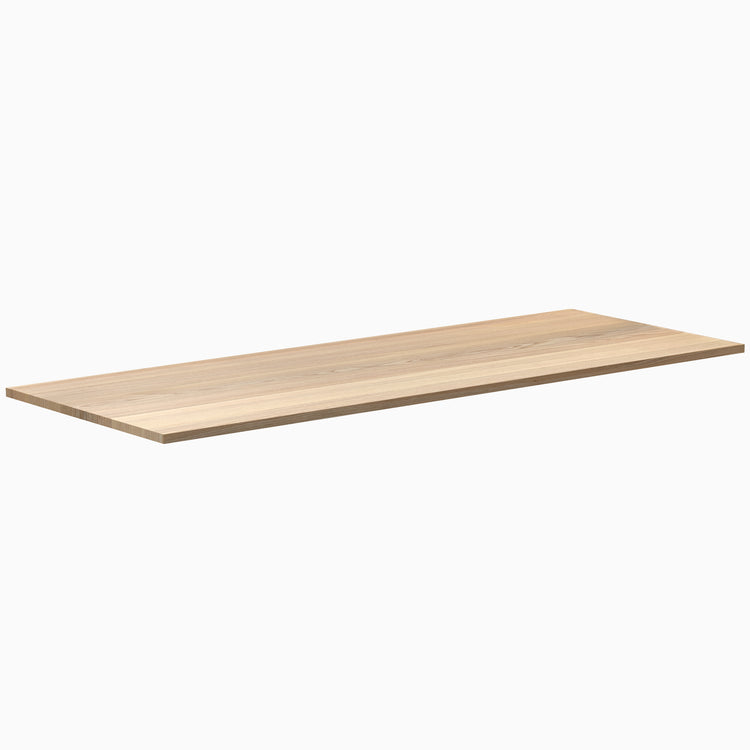 Hardwood desktop white ash 80 inches - Desky
