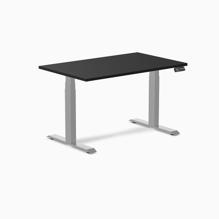 Desky Alpha Dual straight Sit Stand Gaming Desk 1200mm gray legs