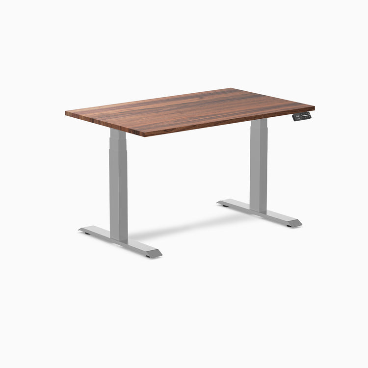 Dual hardwood walnut standing desk - Desky