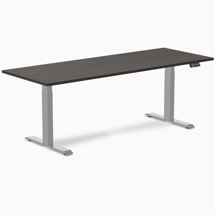 Desky Dual Laminate Sit Stand Desk