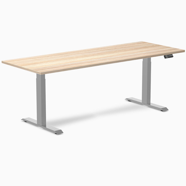 Desky Dual Laminate Sit Stand Desk