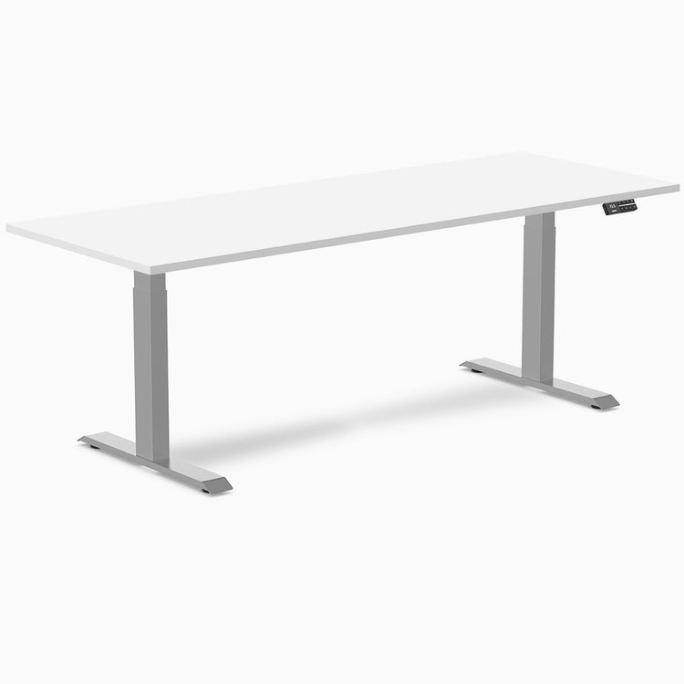 Desky Dual Laminate Sit Stand Desk