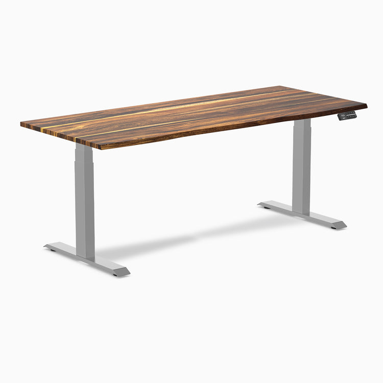 Dual hardwood pheasantwood standing desk - Desky