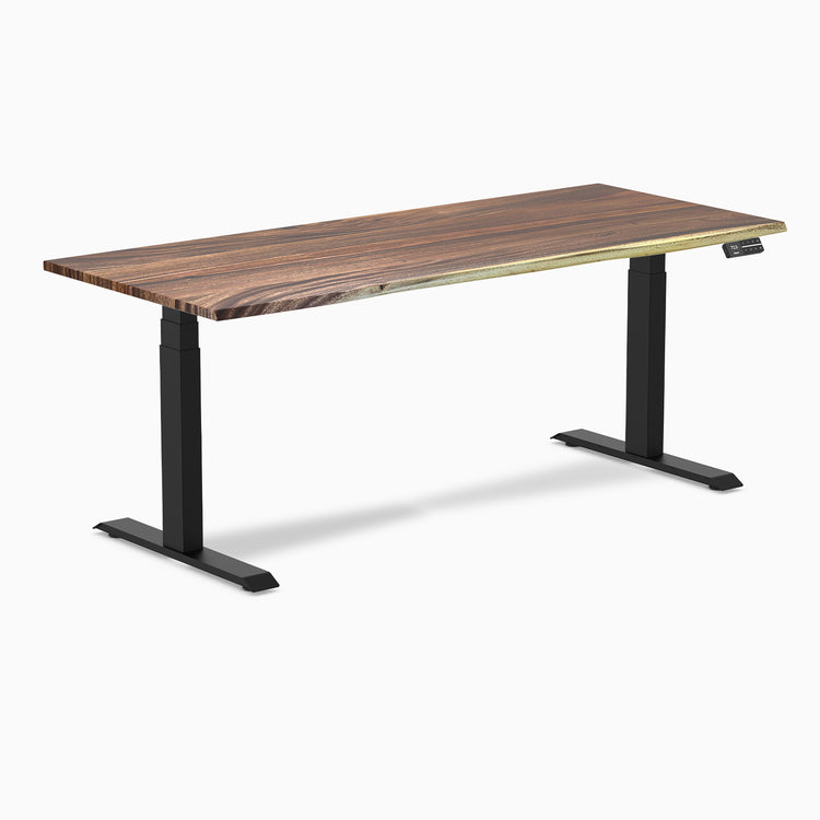 Dual hardwood saman standing desk - Desky