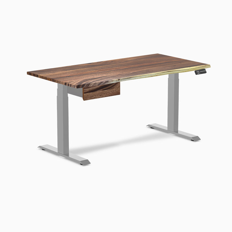 Desky Dual Hardwood Standing Desk With Drawer-Desky®